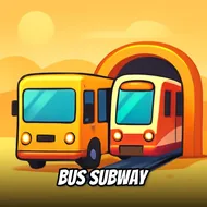 Bus Subway - Pixel Runner game